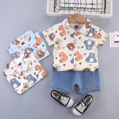 set boys dudley bear small bings IDN 24 - setelan anak laki laki (ONLY 2PCS)